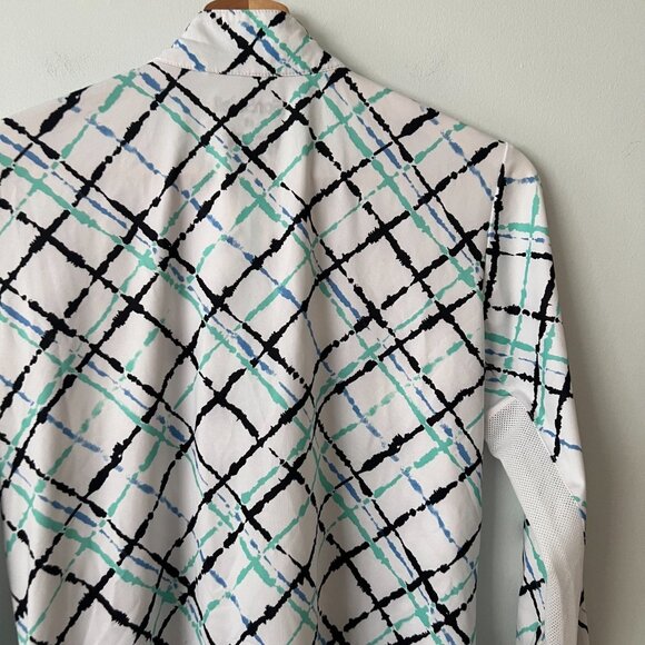 SanSoleil UPF UV Sun Protection Long Sleeve 1/2 Zip Top Women's Size Medium - Picture 6 of 7